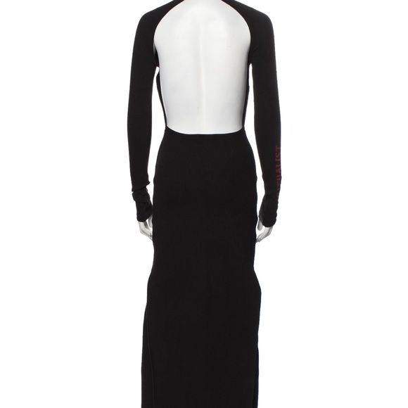 Marcelo Burlon County of Milan“The   Spiritualist”Black Turtleneck Dress sz M. - Picture 3 of 3